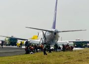 Simulasi Kecelakaan Pesawat di Bandara Juanda Tingkatkan Kesiapsiagaan Hadapi Darurat.