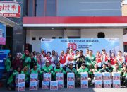 Pertamina Rayakan HUT ke-80 RI Bersama Ojol dan Pelanggan di Surabaya