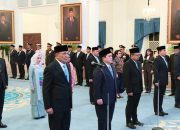 Presiden Prabowo Lantik Djamari Chaniago Jadi Menkopolkam, Erick Thohir Menpora