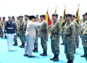 Jelang HUT Ke-80 TNI, Kekuatan Maritim TNI AL Unjuk Gigi di “Presidential Inspection” Teluk Jakarta