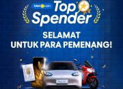 Program Top Spender 2025 tiket.com Hujani Pemenang dengan Hadiah Spektakuler