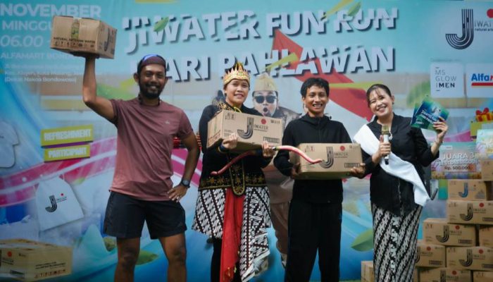 Semarak Hari Pahlawan, Jiwater Gelar Fun Run Bersama Para Veteran