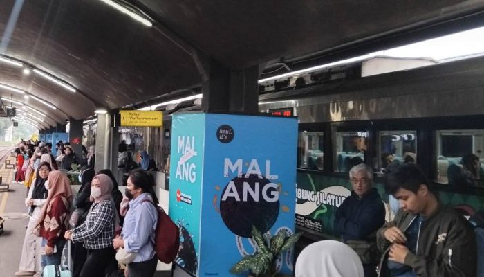 Malam Tahun Baru, Aktivitas Penumpang di Stasiun Malang Tembus 6.600 Orang