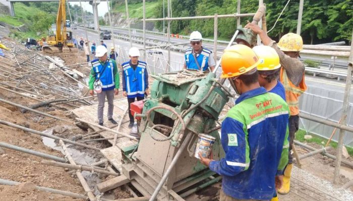 Perkuatan Tebing KM 51 Tol Gempol–Pandaan Ditargetkan Selesai Februari