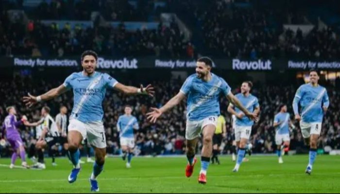 Manchester City Pastikan Tiket Final Piala Liga Usai Hajar Newcastle