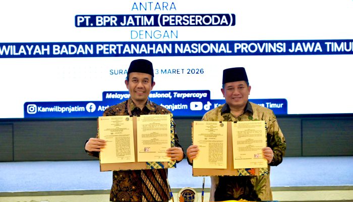 Permudah Akses Modal UMKM, Bank UMKM Jatim Berkolaborasi bersama BPN Jatim