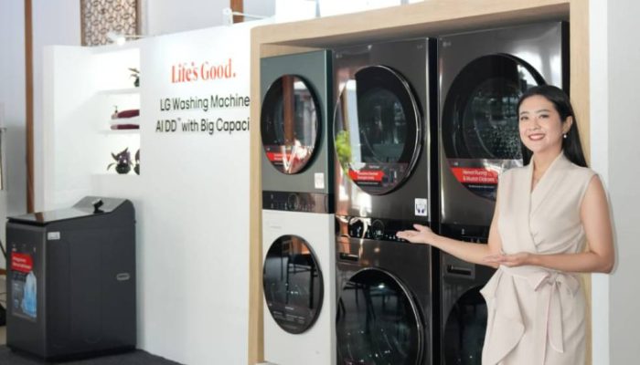 Dipimpin LG WashTower, LG Hadirkan Inovasi Mesin Cuci AI Berkapasitas Besar