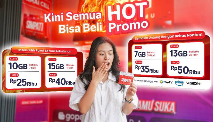 Nikmati Kuota Lebih Murah, Telkomsel Rilis Paket Hot Promo untuk SIMPATI