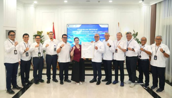 Raih ISO 55001, PGN Buktikan Keandalan Tata Kelola Infrastruktur Gas