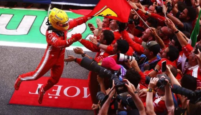 Hamilton Wujudkan Mimpi, Raih Kemenangan Perdana Bersama Ferrari di GP Barcelona
