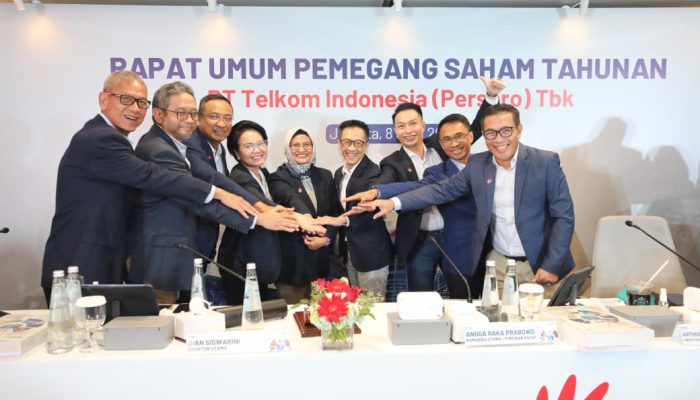 Tebar Dividen Jumbo Rp 21,9 Triliun, RUPST Telkom Pertahankan Jajaran Direksi