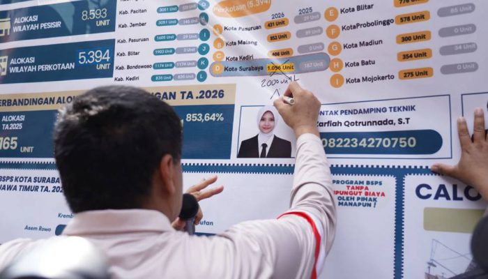 Kuota Bedah Rumah di Kota Surabaya Naik jadi 2.000 Unit