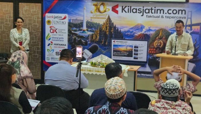 Ketua JMSI Jatim Paparkan Ciri-Ciri Media Pers yang Baik saat Perayaan HUT ke-10 Kilasjatim.com