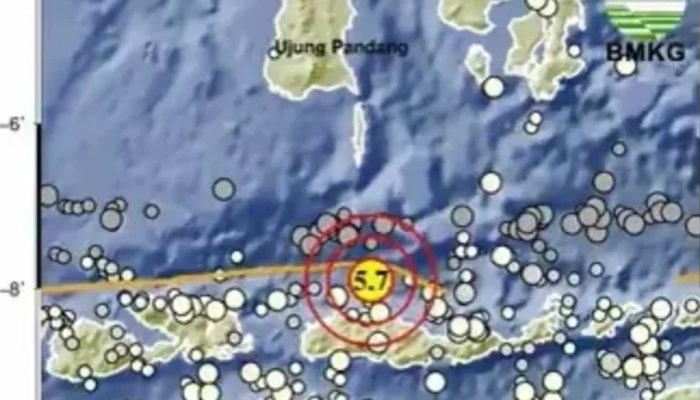 Gempa M 5,7 Kembali Guncang NTT, Terjadi Minggu Siang