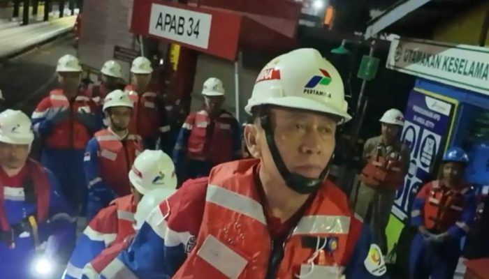 Komut Pertamina Sidak IT Tanjung Wangi, Pastikan Stok BBM Aman