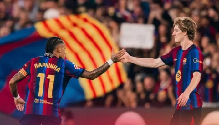 Raphinha dan Lamine Yamal Cetak Brace, Barcelona Taklukkan Rayo Vallecano 5-2