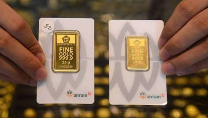 Harga Emas Antam Hari Ini Turun Tipis jadi Rp 2.637.000 per Gram