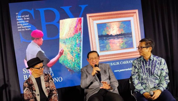 Awalnya Dikira Asal-asalan Melukis, SBY Gelar Pameran Tunggal dengan 100 Lukisan di Vosa Tower Surabaya