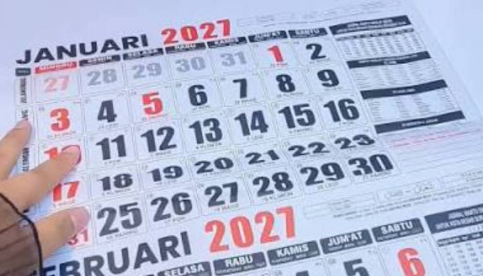 18 Hari Libur Nasional 2027 Ditetapkan, Cek Daftar Tanggal Merahnya