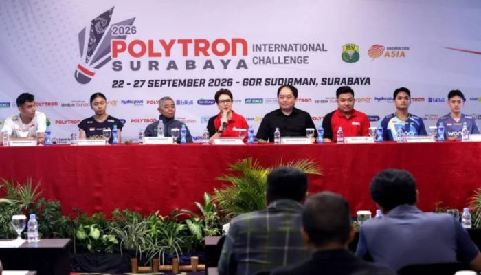Polytron Surabaya International Challenge 2026 Diikuti 279 Pebulutangkis dari 14 Negara