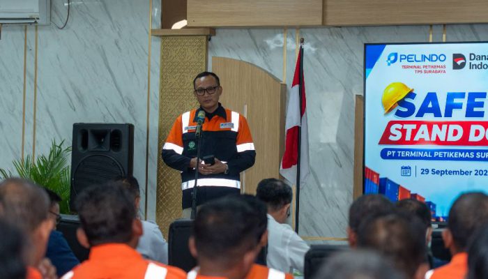 Perkuat Budaya Keselamatan Kerja lewat Safety Stand Down dengan Stakeholder Pelabuhan