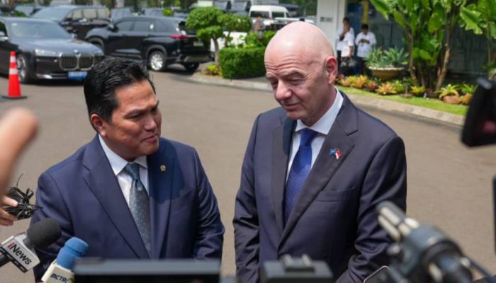 Jelang Final FIFA ASEAN Cup 2026 Nanti Malam, Presiden FIFA Adakan Pertemuan dengan Prabowo